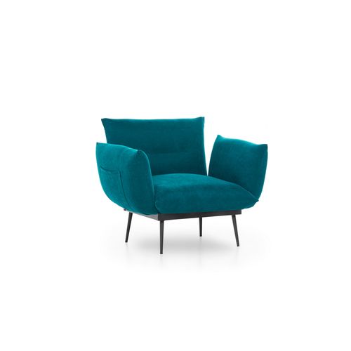 Atelier Del Sofa Fotelja, Petrol Green, Jax Solo - Petrol Green GR124 slika 4