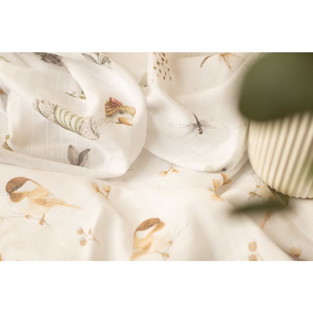 Muslin pelene 3 kom – bijela slika 5