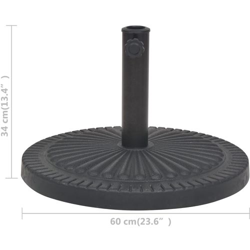 Stalak za Suncobran od Smole Okrugli Crni 29 kg slika 49