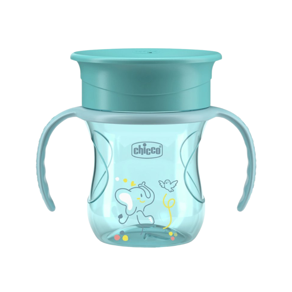 Chicco Čaša za bebe 360° Perfect 200ml, Azzuro slika 1