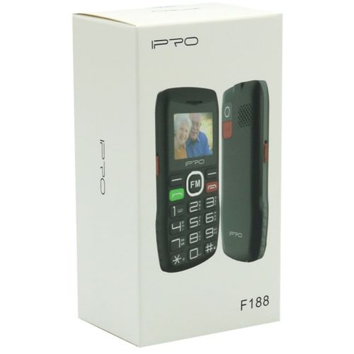 IPRO SENIOR II F188 1,8inc 32MB, Mobilni telefon DualSIM, 1000mAh, kamera, SOS dugme, Crni slika 6