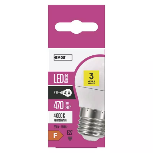 Emos LED Classic Mini Globe 6W E27 NW ZQ1121 slika 1