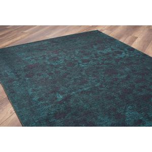 Dorian Chenille - Green AL 186 y Multicolor Carpet (140 x 190)