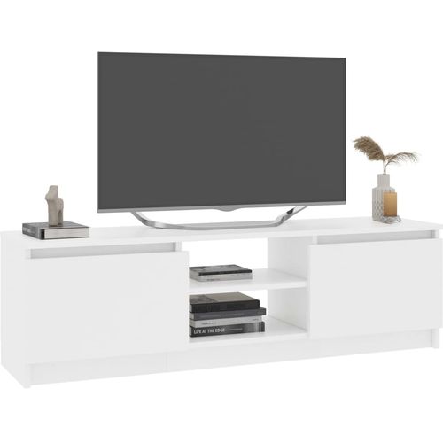 TV ormarić od iverice bijeli 120 x 30 x 35,5 cm slika 14