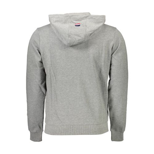 US POLO GRAY MEN'S SWEATSHIRT WITH ZIP slika 2