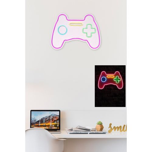 Wallity Ukrasna plastična LED rasvjeta, Play Station Gaming Controller - Pink slika 11