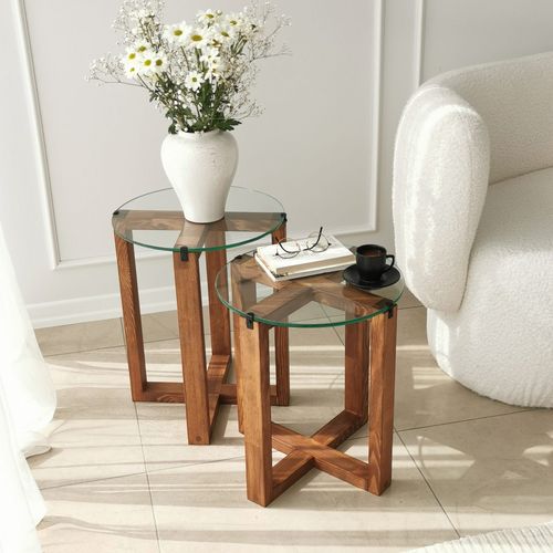 Woody Fashion Stol (2 komada), Amalfi - Walnut slika 2