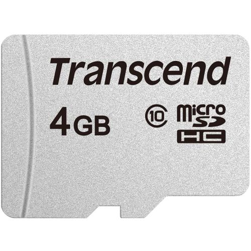 Transcend TS4GUSD300S 4GB MicroSD, Class 10, Read/Write up to 20/10 MB/s slika 1