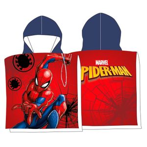 Marvel Spiderman microfibre poncho towel