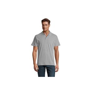 SPRING II muška polo majica sa kratkim rukavima - Grey melange, 3XL 