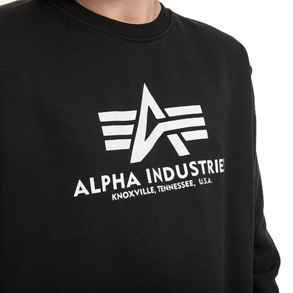 Alpha Industries Mučki duks Basic Hoody, Crni slika 4