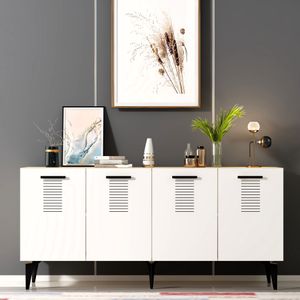 Asimo - Sapphire Oak, White Sapphire Oak
White Console