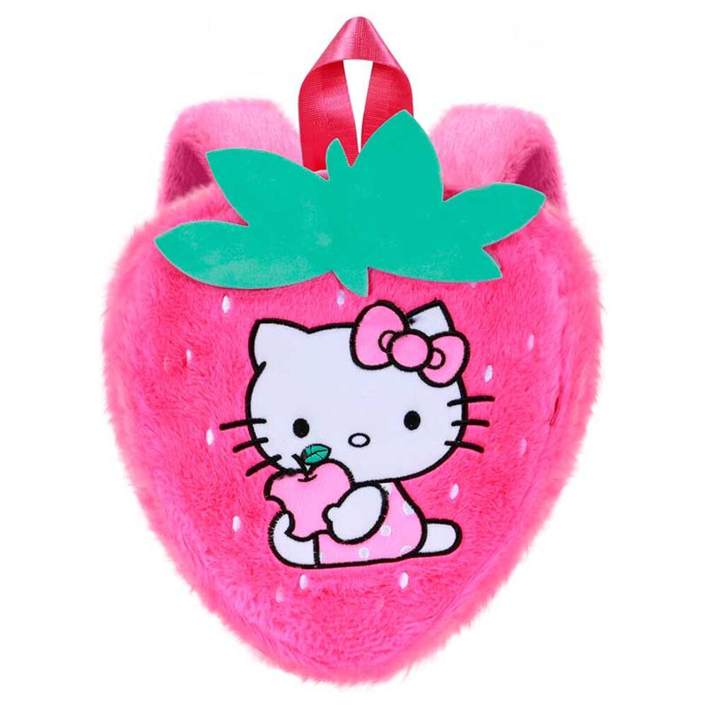 Mochila plišana jagoda Hello Kitty slika 3
