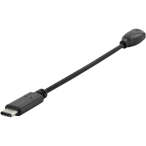 Digitus USB kabel USB 2.0 USB-C® utikač, USB-Micro-B utičnica 0.15 m crna okrugli, utikač primjenjiv s obje strane, dvostruko zaštićen AK-300316-001-S slika 7