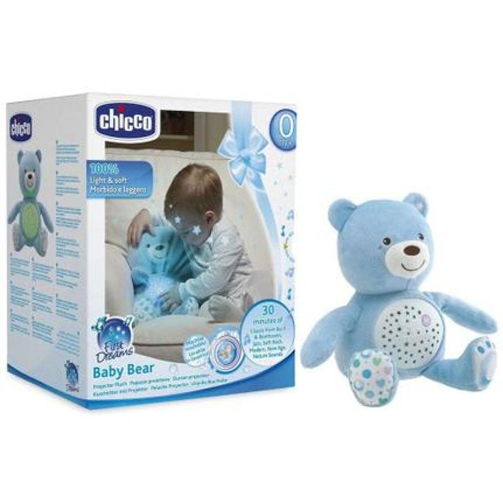 Chicco Plišana igračka sa projektorom Baby Bear, Plava slika 1