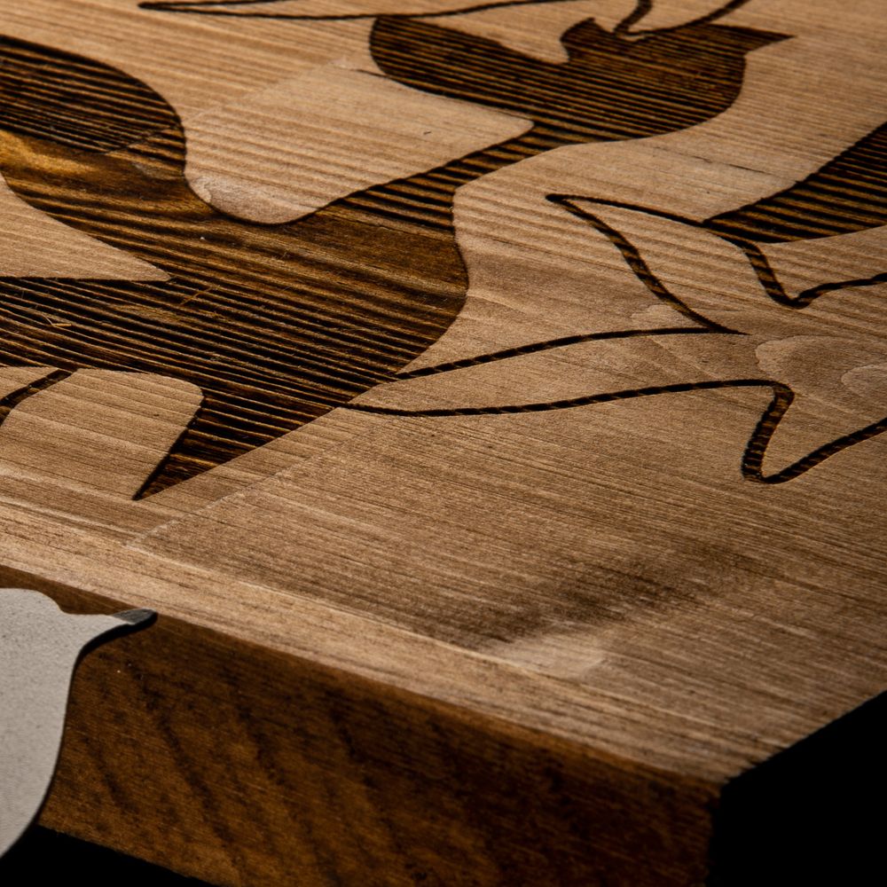 Albatros Black Walnut Dekorativni Drveni Zidni Ukras slika 6