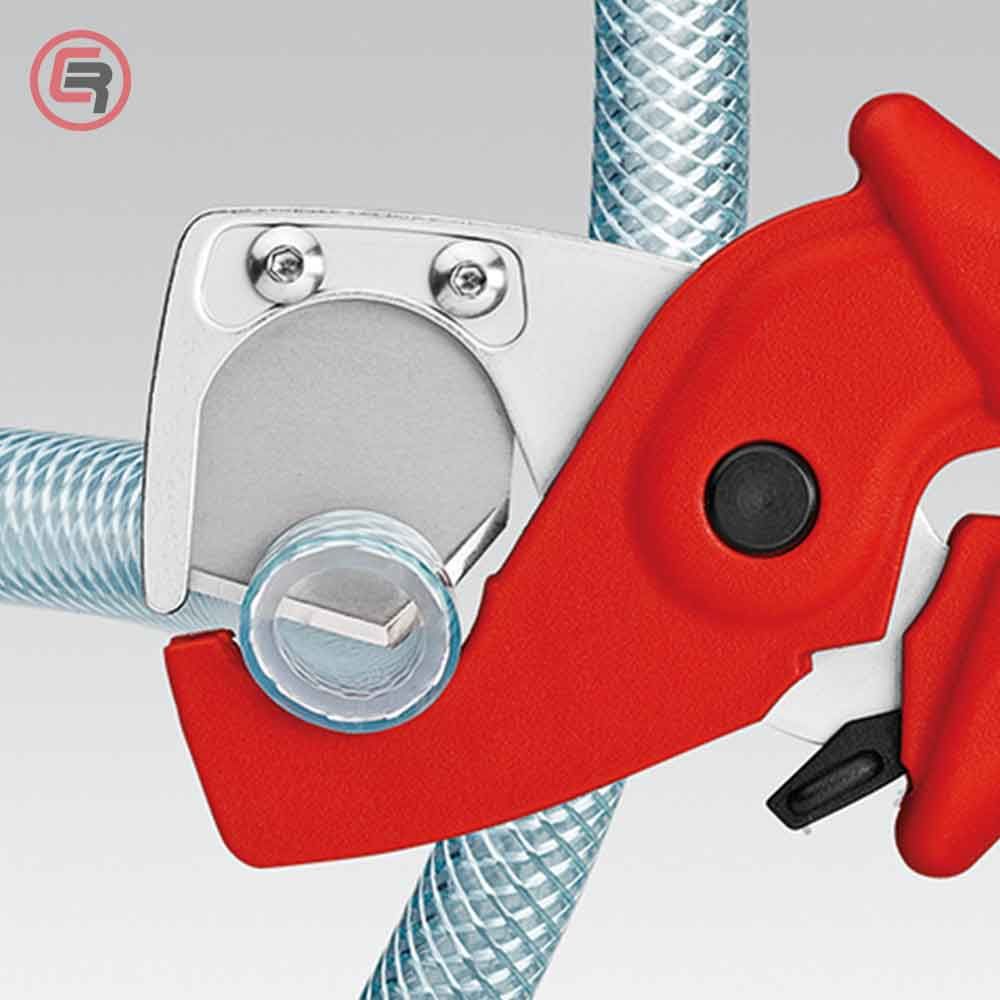 Knipex Kliješta Za Rezanje Plastičnih Cijevi i Crijeva PlastiCut do fi 25 mm - 90 20 185 slika 6