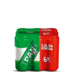 Pan svijetlo pivo 6-PACK 6x0.5l