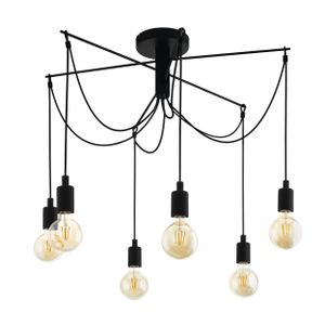 Eglo stropna rasvjeta musara e27 6x60w crno v:850mm o790mm