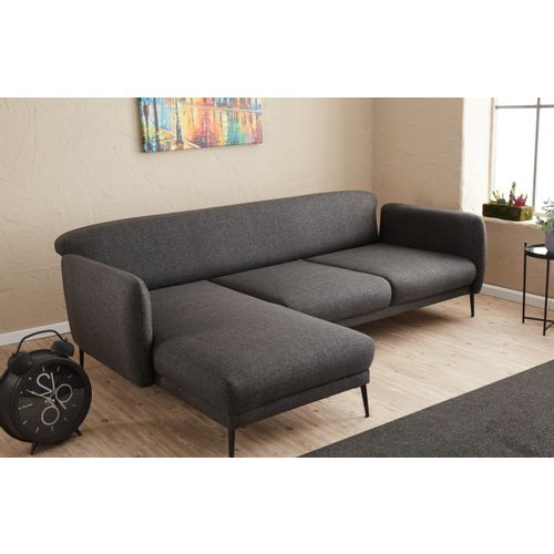 Atelier Del Sofa Kutna garnitura na razvlačenje, Antracit, Venus L - Anthracite slika 5