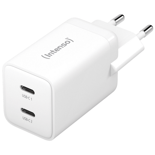 (Intenso) Punjač kućni, brzi, 2 x USB-C, 3A, 40W - Power Adapter W40CC GaN slika 2