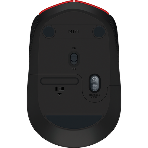 Miš Logitech M171, bežični, crveni slika 5