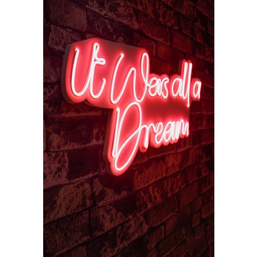 Wallity Ukrasna plastična LED rasvjeta, It was all a Dream - Red slika 8