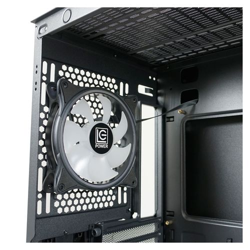 Kuciste LC Power LC-808B-ON  Skylla_X, Midi-ATX Case, black, 4x120mm ARGB fan slika 10