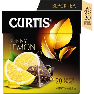 Curtis Sunny Lemon - Crni čaj sa limunom, pomorandžom i laticama cveća, 20x1.7g 1514700