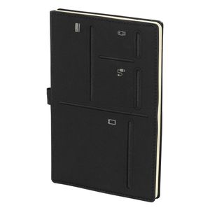 PRAKTIK,portfolio sa notesom A5,crni