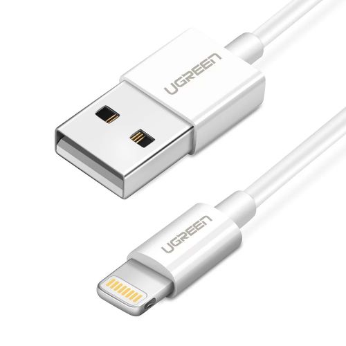 Kabel UGREEN, Lightning na USB 2.0 A (M), bijeli, 1m slika 1