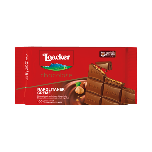 Loacker Napolitaner Creme čokolada 85g slika 1