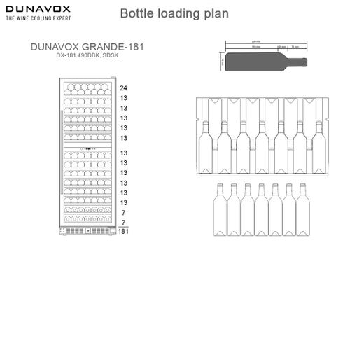 DX-181.490SDSK DUNAVOX vinska vitrina slika 6