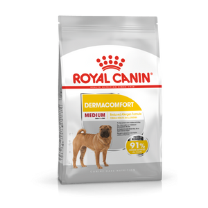 ROYAL CANIN CCN Medium Dermacomfort, potpuna hrana za odrasle i starije pse srednje veliki pasmina (od 1 do 25 kg) - stariji od 12 mjeseci, skloni iritaciji kože i češanju,  12 kg