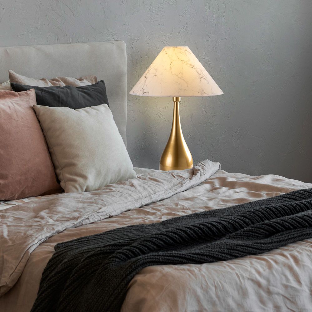 Luna - Zlatno-bijela stolna lampa 15275 slika 2