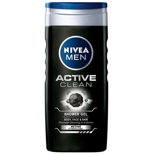 NIVEA Men Active Clean Gel za tuširanje 250 ml slika 1