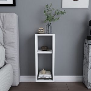 DUPLI - Sault - White White Nightstand