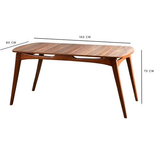 Woody Fashion Set stola i stolica (5 komada), Touch Wooden - Anthracite slika 13