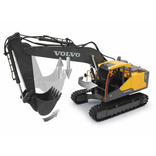 Jamara bager na daljinsko upravljanje Volvo EC160E, žuti 1:16 slika 5