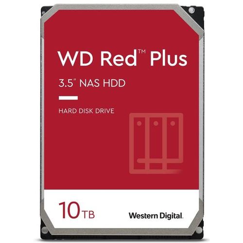 WD 10TB 3.5 inča SATA III 256MB 7.200rpm WD101EFBX Red Plus hard disk slika 1