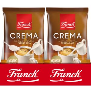 Franck Crema mljevena kava, mlijeko i šečer, 90g