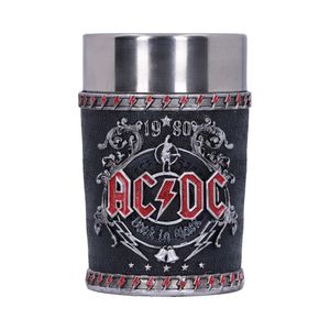 NEMESIS NOW ACDC BACK IN BLACK SHOT GLASS 8.5CM