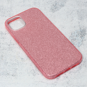 Torbica Crystal Dust za iPhone 14 6.7 Plus roze