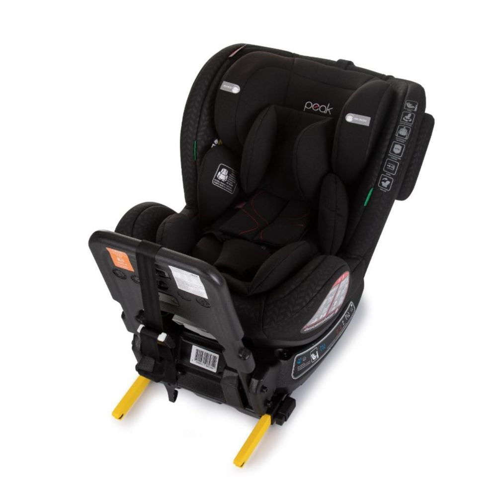 Chipolino Rotirajuća autosjedalica 360 Peak Isofix Obsidian Stkpk02401Ob slika 9
