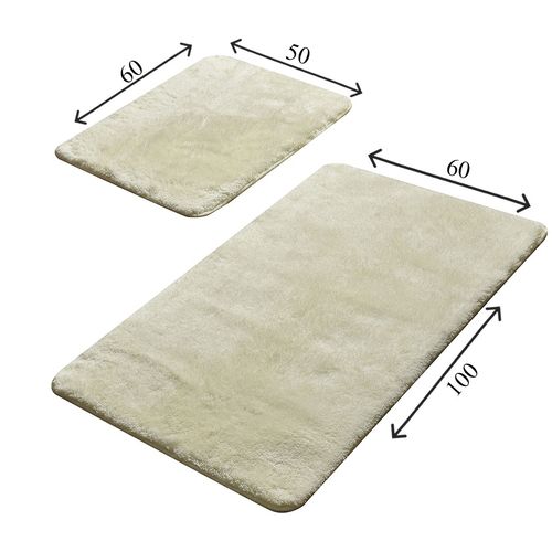 Colors of - Ecru Ecru Bathmat Set (2 Pieces) slika 3