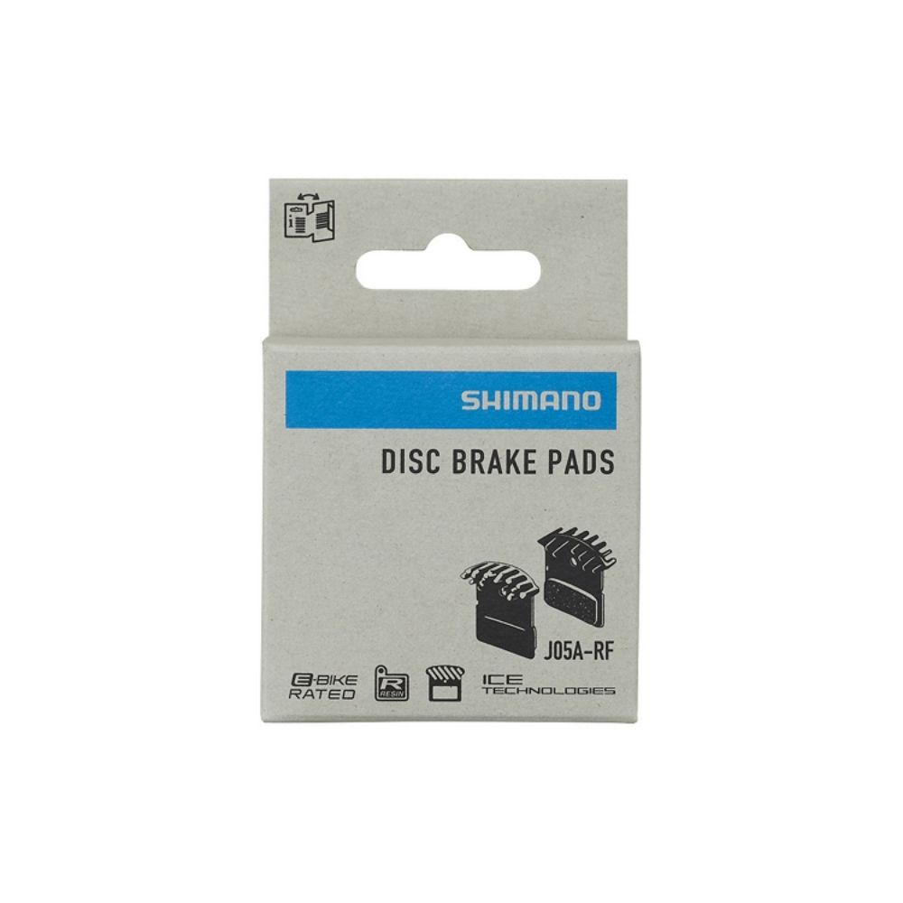 Pločice za disk Shimano Resin Pad W/ Fin (J05A-RF) sa oprugom i razdvojenim iglom slika 1