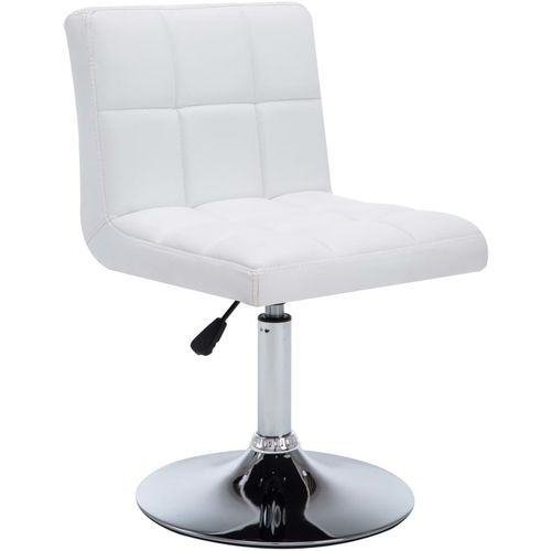 Blagovaonske stolice od umjetne kože 4 kom bijele slika 2