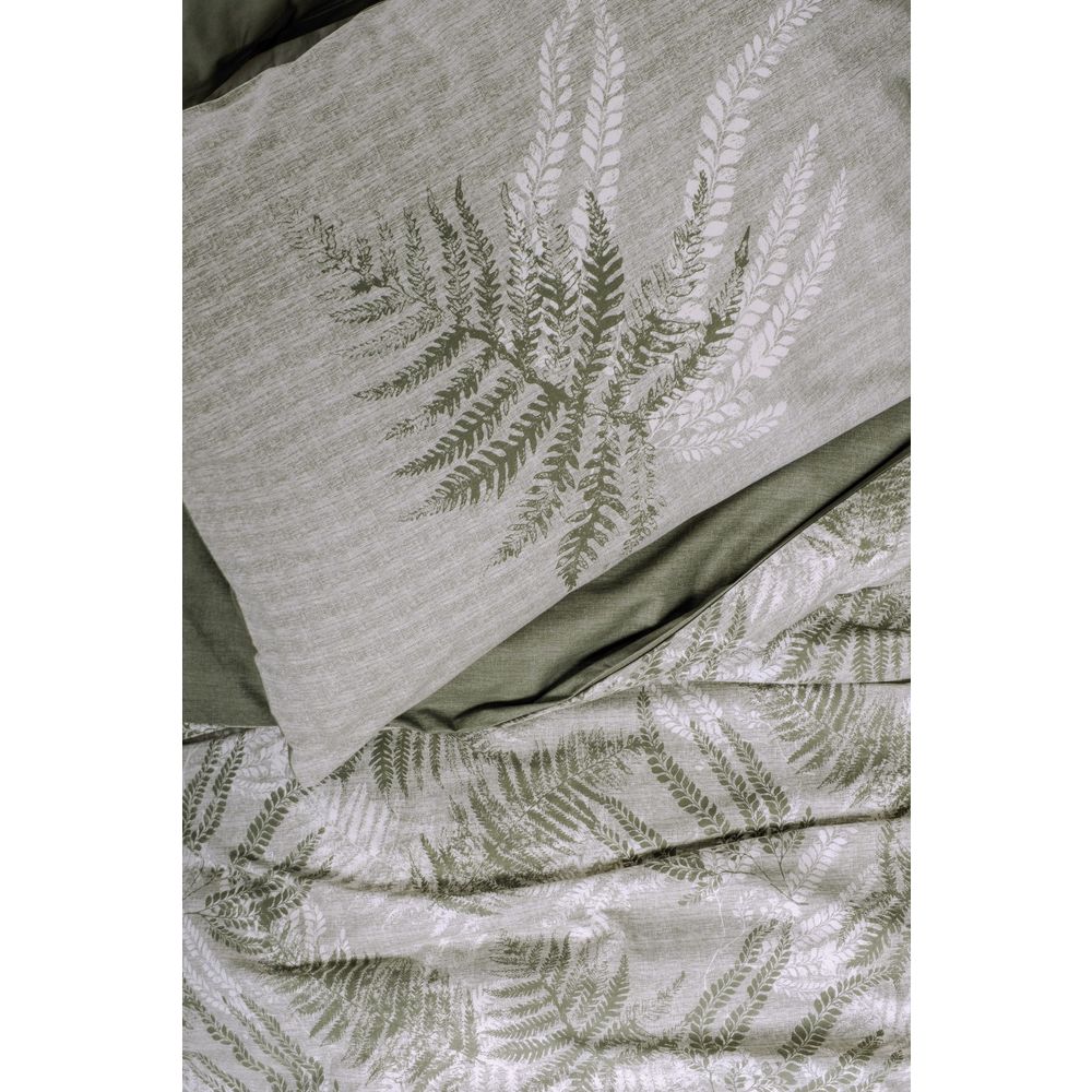 Ranforce single XXL set posteljine Frond u boji: khaki slika 2
