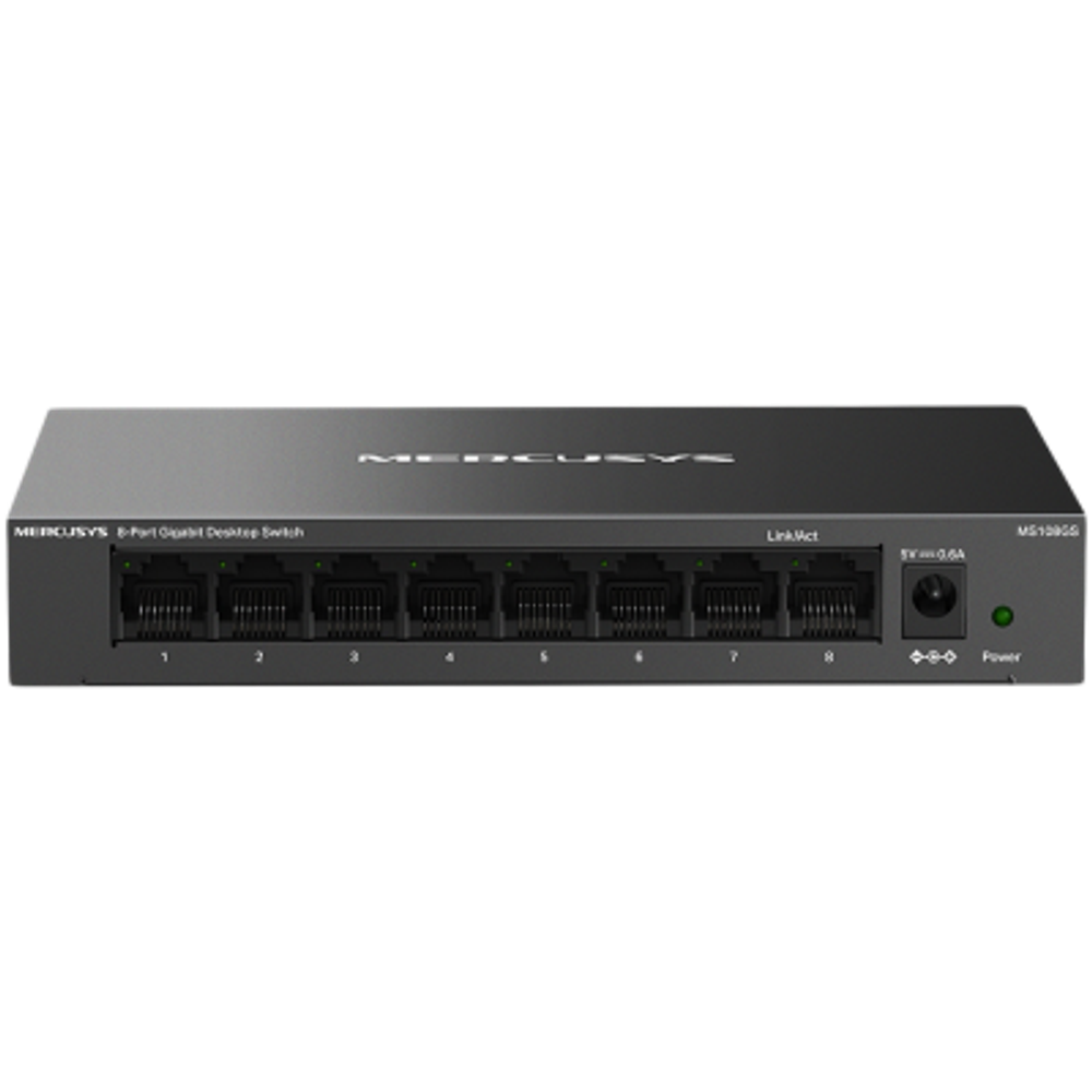 8-Port Gigabit Desktop SwitchPORT: 8× Gigabit PortsSPEC: Desktop Steel Case, Wall MountingFEATURE: Plug and Play, Power Saving, Compact design slika 1