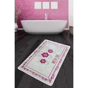 With Flower Djt (70 x 120) Multicolor Bathmat